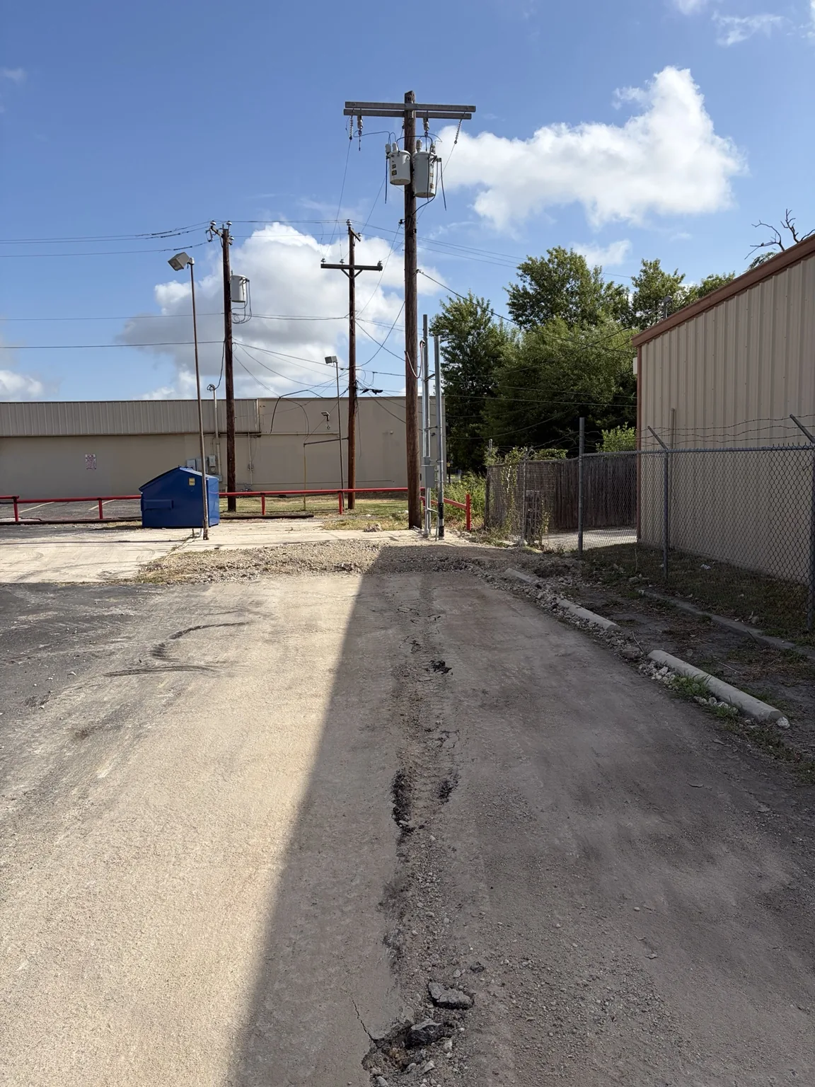 Commercial trench restoration