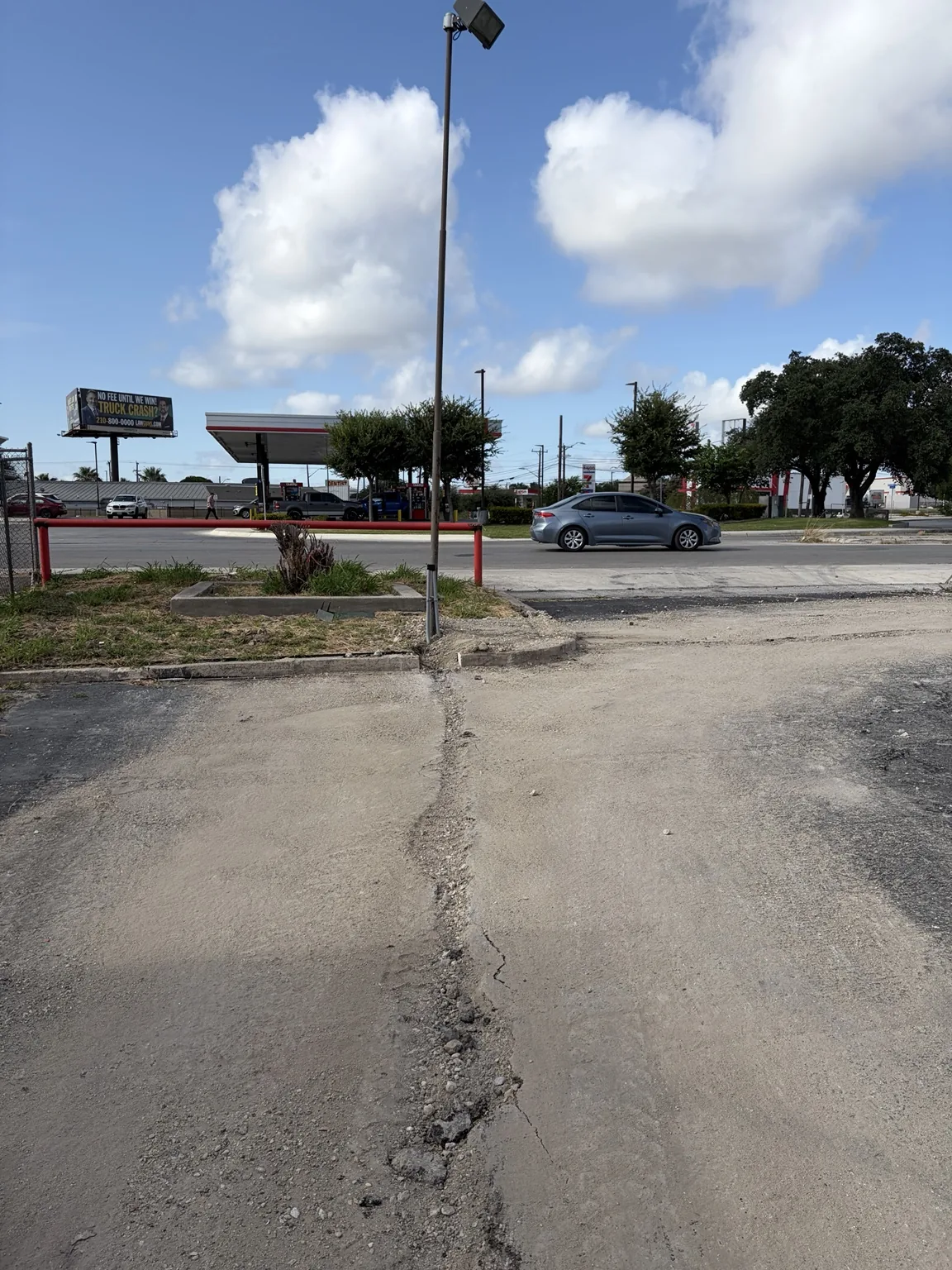 Completed commercial site work