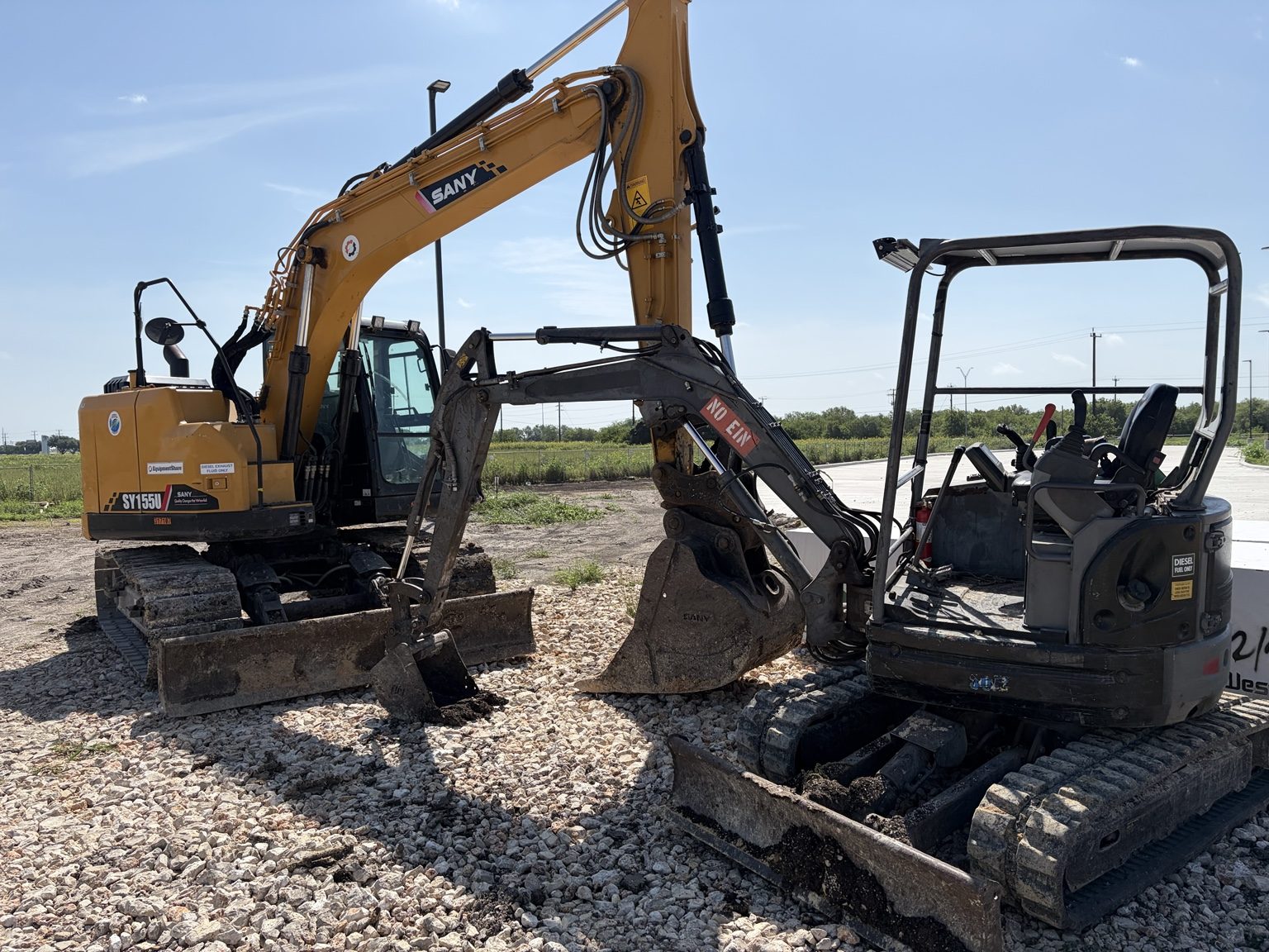 Circle S excavator equipment lineup