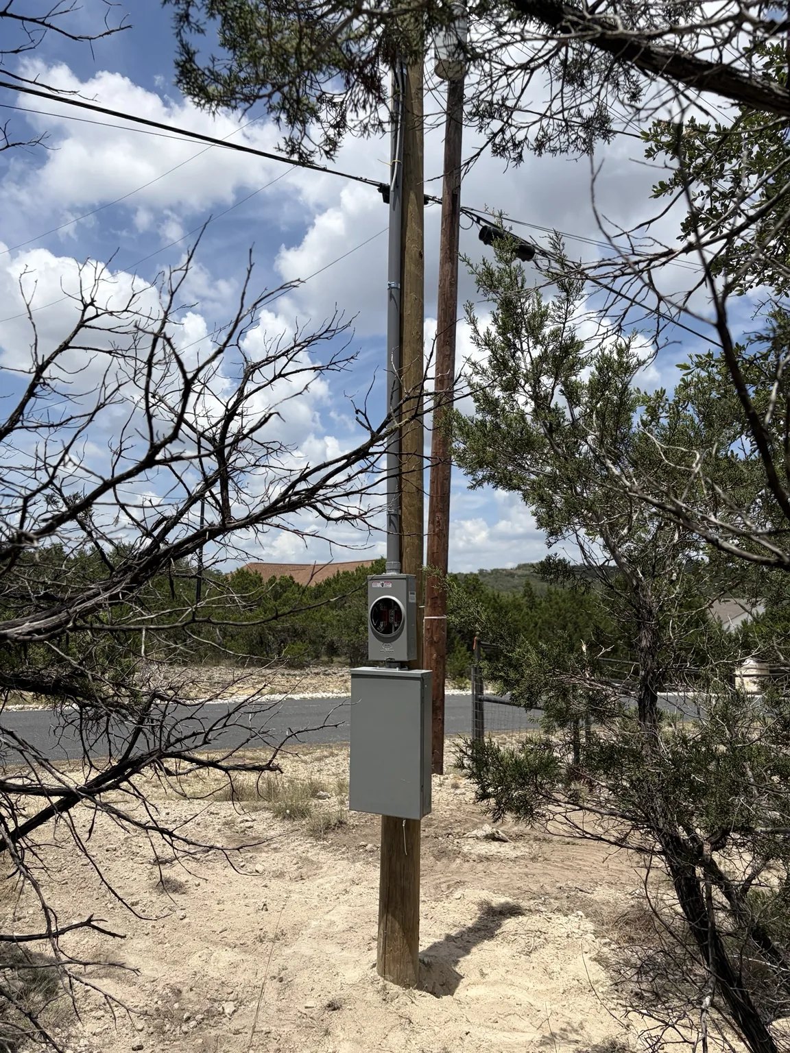 Meter loop electrical service installation